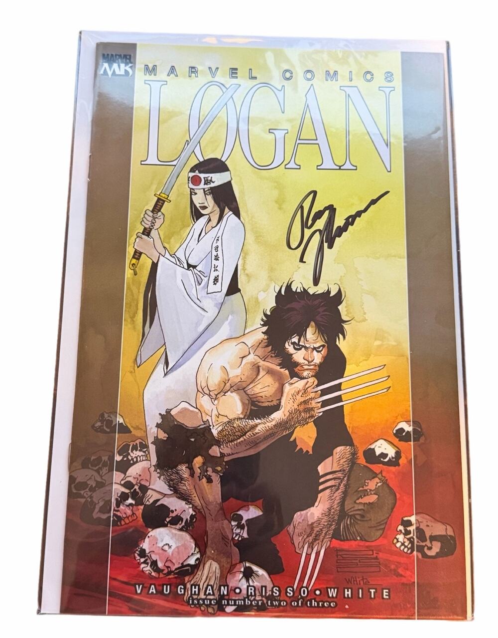 Logan #2 Marvel Comics (2008) Signed by Roy Thomas